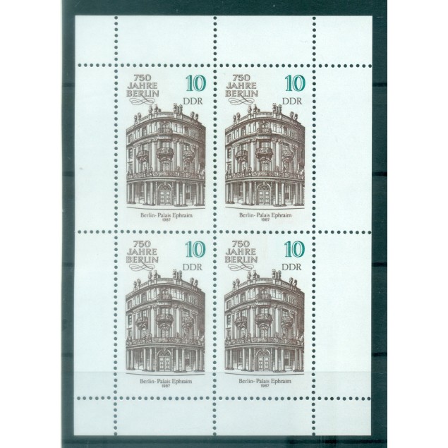 Germany - GDR 1987 - Y & T n. 2695/98 - Berlin (Michel n. 3075/78)