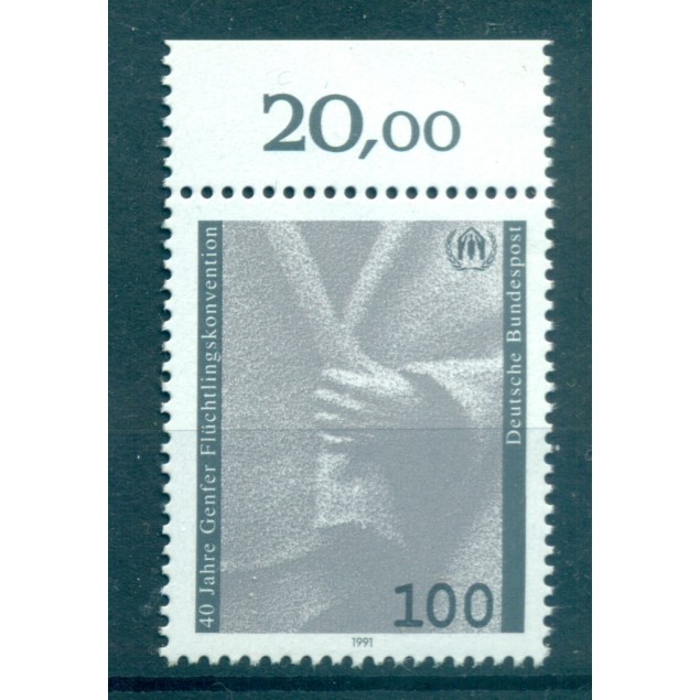 Germania 1991 - Y & T n. 1372 - Convenzione di Ginevra sui Rifugiati (Michel n. 1544)