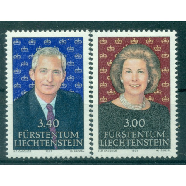 Liechtenstein 1991 - Y & T n. 965/66 - Série courante (Michel n. 1024/25)