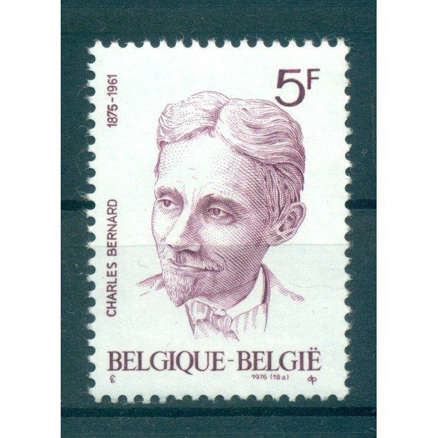 Belgium 1976 - Y & T n. 1823 - Charles Bernard (Michel n. 1880)