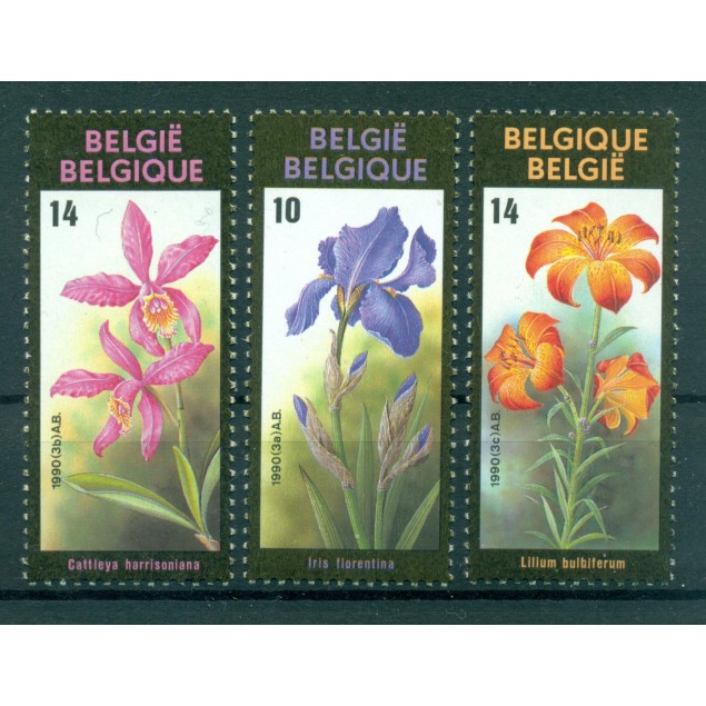 Belgium 1990 - Y & T n. 2357/59 - Floral show (Michel n. 2409/11)