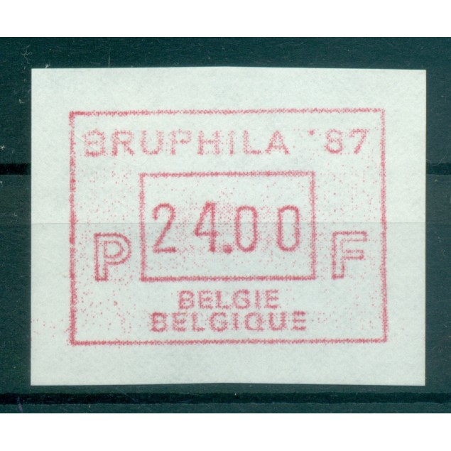 Belgium 1987 - Michel n. 6 - Variable value stamp BRUPHILA 24 f. (Y & T n. 12)