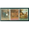 Belgium 1990 - Y & T n. 2393/95 - Works of art (Michel n. 2445/47)