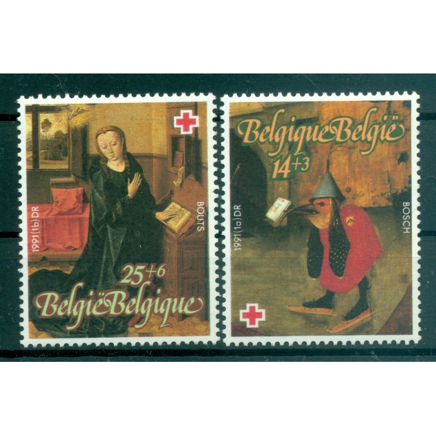 Belgium 1991 - Y & T n. 2398/99 - Belgian Red Cross (Michel n. 2450/51)