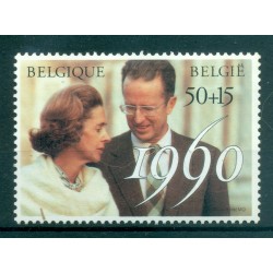 Belgium 1990 - Y & T n. 2396 - Royal couple (Michel n. 2448)