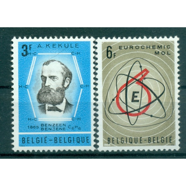 Belgium 1966 - Y & T n. 1382/83 - August Kekulé (Michel n. 1438-39)