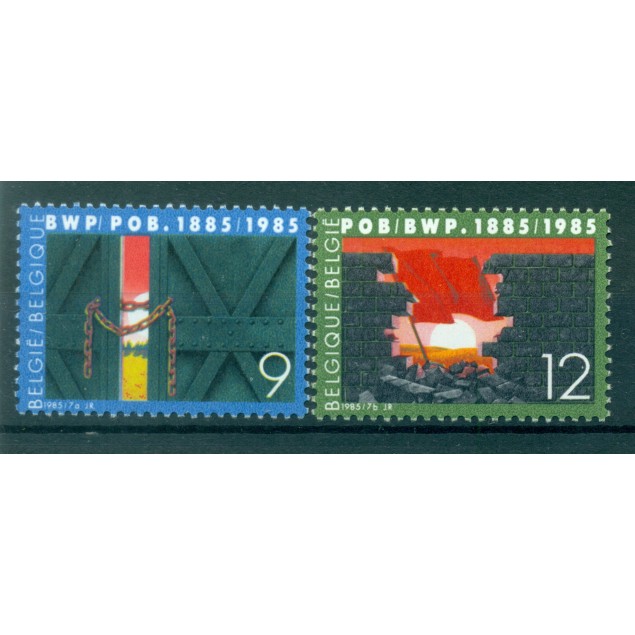 Belgique 1985 - Y & T n. 2167/68 - BWP/POB (Michel n. 2219/20)