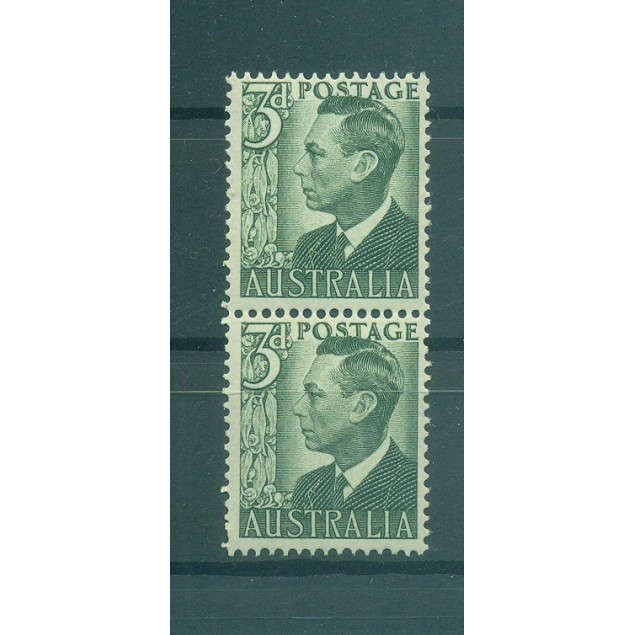 Australia 1950-52 - Y & T n. 173C - Definitive (Michel n. 203) Coil pair (1)