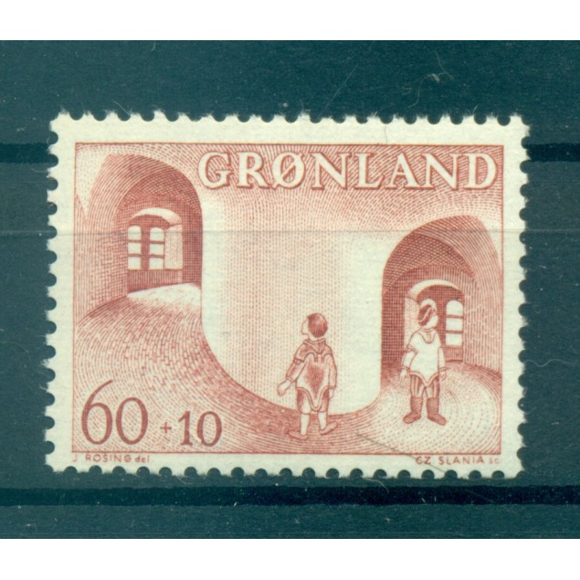 Greenland 1968 - Y & T n. 60 - Pro Infantia (Michel n.  73)