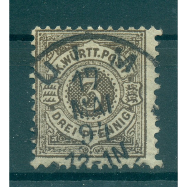 Wurtemberg 1890-94 - Michel n. 55 - Série courante (Y & T n. 58)