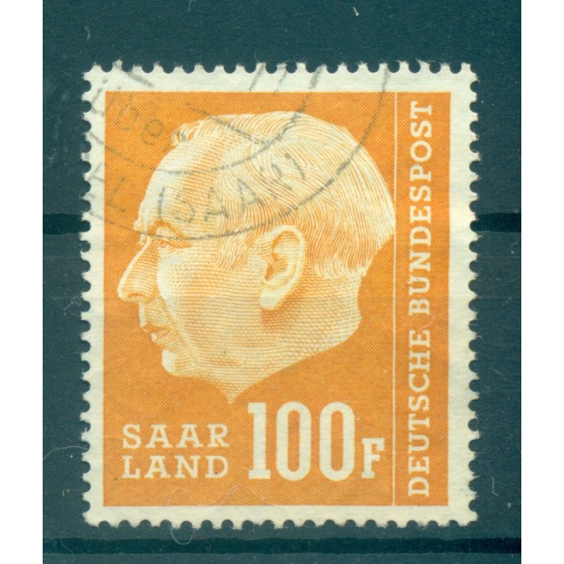 Sarre 1956-57 - Michel n. 396 - Président Heuss (Y & T n. 378)