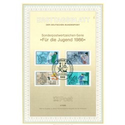 West Berlin 1986 - Michel n. 754/57 - Crafts (Y & T n. 715/18)