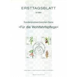 West Berlin 1984 - Michel n. 724/27 - Orchids (Y & T n. 685/88)