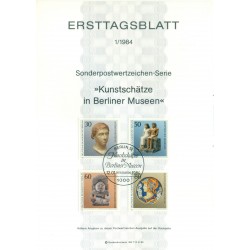 Berlino Ovest  1984 - Michel n. 708/11 - Opere d'arte dei Musei di Berlino (Y & T n. 669/72)