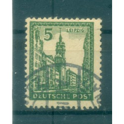 Sassonia dell'Ovest 1946 - Michel n. 158 x - Stemma e vedute di Lipsia (Y & T n. 33)
