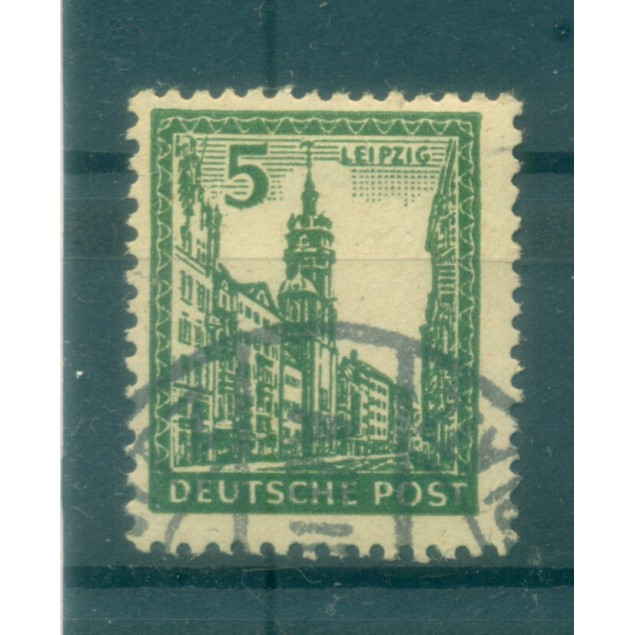 West Saxony 1946 - Michel n. 158 x - Leipzig coat of arms and views (iii) (Y & T n. 33)