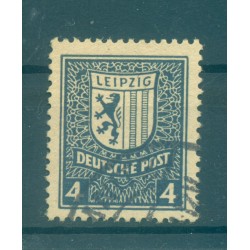 Sassonia dell'Ovest 1946 - Michel n. 157 x - Stemma e vedute di Lipsia (i) (Y & T n. 32)