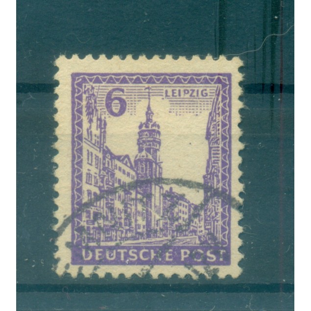 West Saxony 1946 - Michel n. 159 x - Leipzig coat of arms and views (i) (Y & T n. 34)