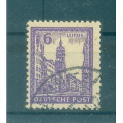 Sassonia dell'Ovest 1946 - Michel n. 159 x - Stemma e vedute di Lipsia (ii) (Y & T n. 34)