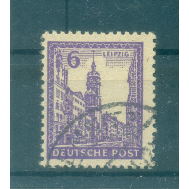 West Saxony 1946 - Michel n. 159 x - Leipzig coat of arms and views (ii) (Y & T n. 34)