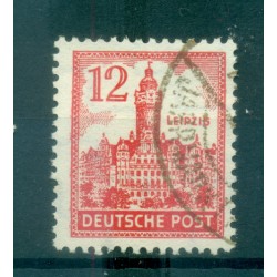 Sassonia dell'Ovest 1946 - Michel n. 155 Y - Stemma e vedute di Lipsia  (Y & T n. 36)