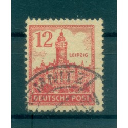 Sassonia dell'Ovest 1946 - Michel n. 161 x - Stemma e vedute di Lipsia  (ii) (Y & T n. 36)