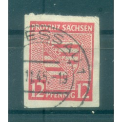 Saxe 1945 - Michel n. 71 X - Série courante (Y & T n. 6)