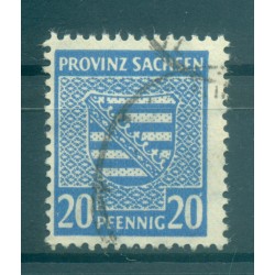 Saxe 1945 - Michel n. 81 X - Série courante (Y & T n. 16) (ii)
