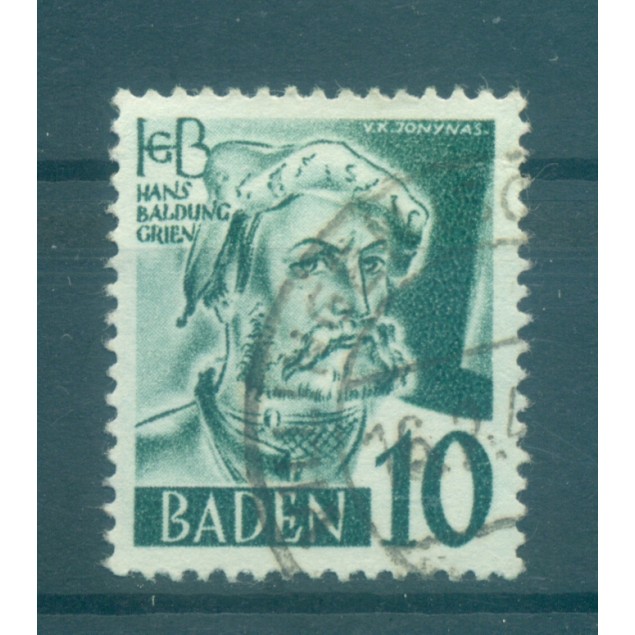 Baden 1948 - Michel n. 33 - Personalities and views (Y & T n. 33)