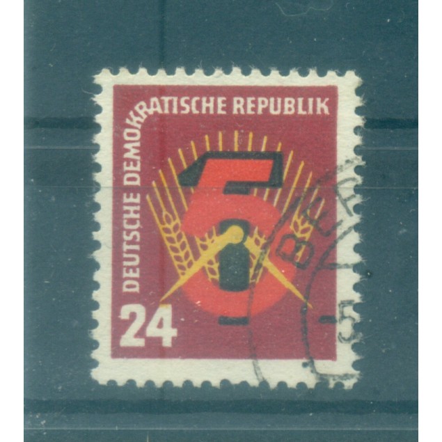 Allemagne - RDA 1951 - Y & T n. 45 - 1er plan quinquennal (Michel n. 293)