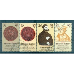 Allemagne - RDA 1982 - Y & T n. 2399/2402 - Martin Luther (Michel n. 2754/57)