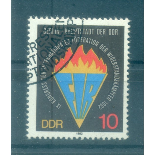 Allemagne - RDA 1982 - Y & T n. 2385 - Fédération internationale des membres de la Résistance (Michel n. 2736)