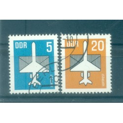 Allemagne - RDA 1983 - Y & T n. 11/12 poste aérienne - Série courante (Michel n. 2831/32)