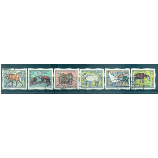 Germany - GDR 1980 - Y & T n. 2181/86 - Endangered Fauna (Michel n. 2522/27)