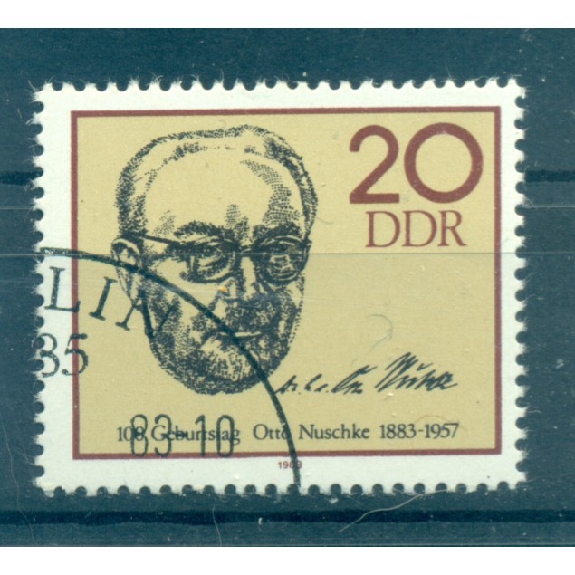 Allemagne - RDA 1983 - Y & T n. 2419 - Otto Nuschke (Michel n. 2774)