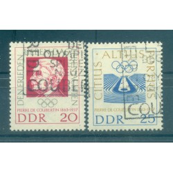 Allemagne - RDA 1963 - Y & T n. 646/47 - Pierre de Coubertin (Michel n. 939/40)