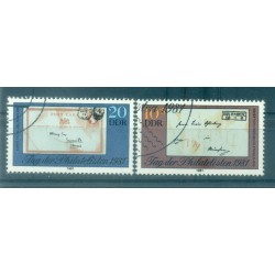 Germany - GDR 1981 - Y & T n. 2300/01 - Philatelists Day (Michel n. 2646/47)