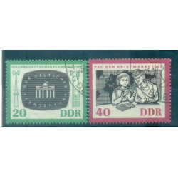 Germany - GDR 1962 - Y & T n. 635/36 - Stamp Day (Michel n. 923/24)