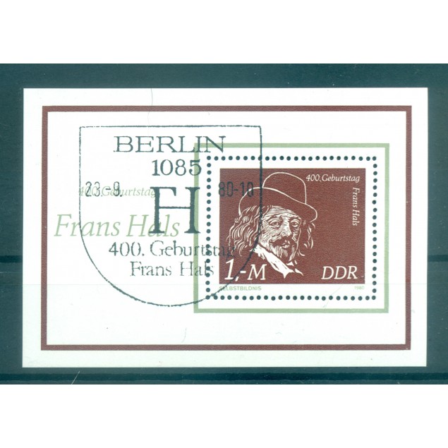 Allemagne - RDA 1980 - Y & T feuillet n. 59 - Frans Hals (Michel n. 61)