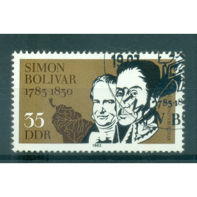 Allemagne - RDA 1983 - Y & T n. 2459 - Simon Bolivar  (Michel n. 2816)