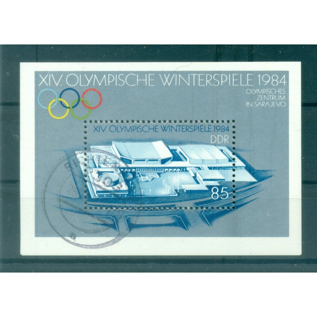 Germany - GDR 1983 - Y & T sheet n. 72 - Winter Olympics (Michel sheet n. 74)