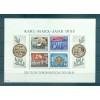 Allemagne - RDA 1953 - Y & T feuillet n. 2/3 - Karl Marx (Michel n. 8/9)