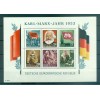 Allemagne - RDA 1953 - Y & T feuillet n. 2/3 - Karl Marx (Michel n. 8/9)