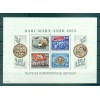 Allemagne - RDA 1953 - Y & T feuillet n. 2/3 - Karl Marx (Michel n. 8/9) (iii)