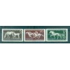 Allemagne - RDA 1958 - Y & T  n. 360/62 - Chevaux (Michel n. 640/42)