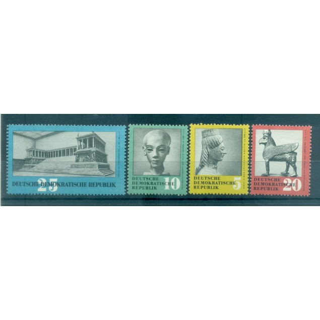 Allemagne - RDA 1959 - Y & T  n. 458/61 - Tresors artistiques (Michel n. 742/45)