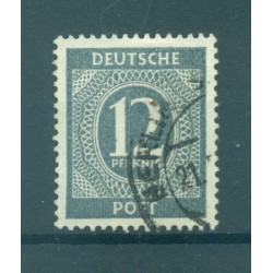 Allemagne - Zones A.A.S. 1946 - Y & T n. 9 - Série courante (Michel n. 920 a)