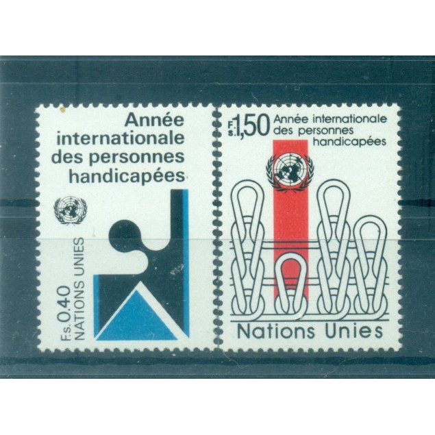 Nations Unies  Géneve 1981 - Michel n. 97/98  -  "Année Internationale des perso