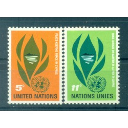 Nations Unies New York 1965 - Y & T n. 135/36 - Maintien de la paix, à Chypre (Michel n. 150/51)