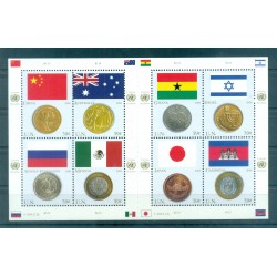 United Nations New York 2006 - Y & T n. 1012/19 - Flags and currencies of Member States (I)